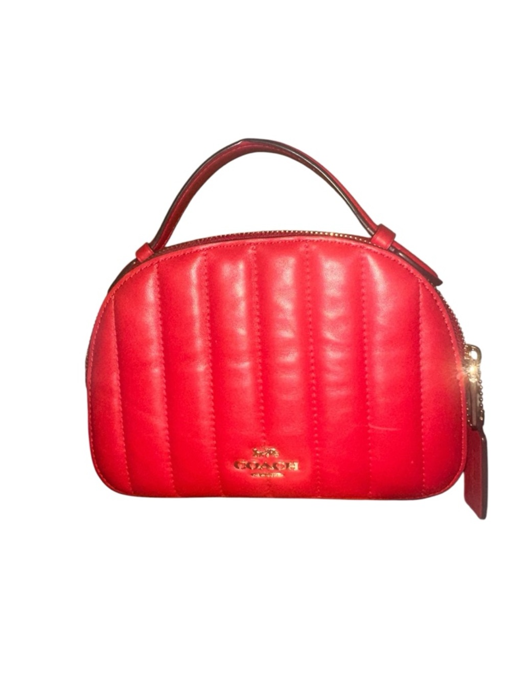 Coach Serena Satchel With Linear Quilting - Picture 5 of 16